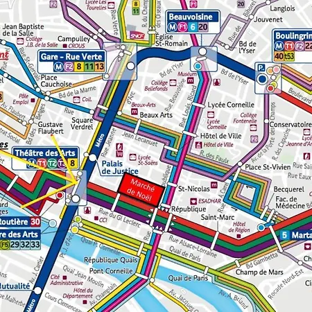 Beau Studio Fonctionnel 5min Centre Ville, 300m Quais De Seine Wifi Апартаменты *